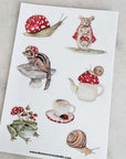 Toadstool Tales Sticker Sheet 4 x 6"