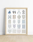 Enchanting Counting (1 to 20) Art Print