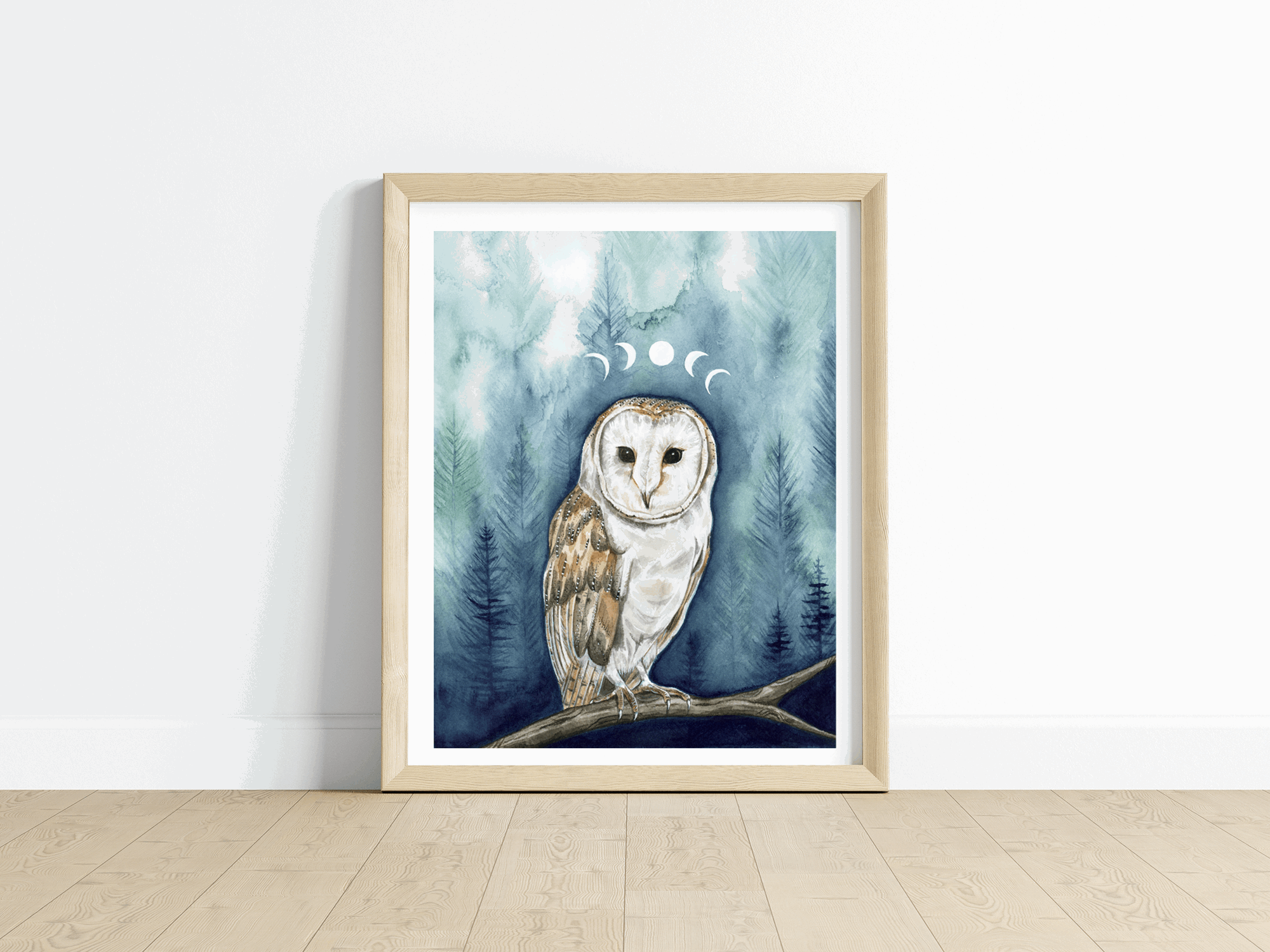 Moonlit Guardian Art Print