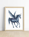 The Moonlit Unicorn Art Print