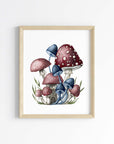 Mushroom Fairy House Art Print