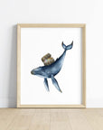 Whale's Treasures Art Print