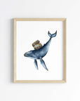 Whale's Treasures Art Print