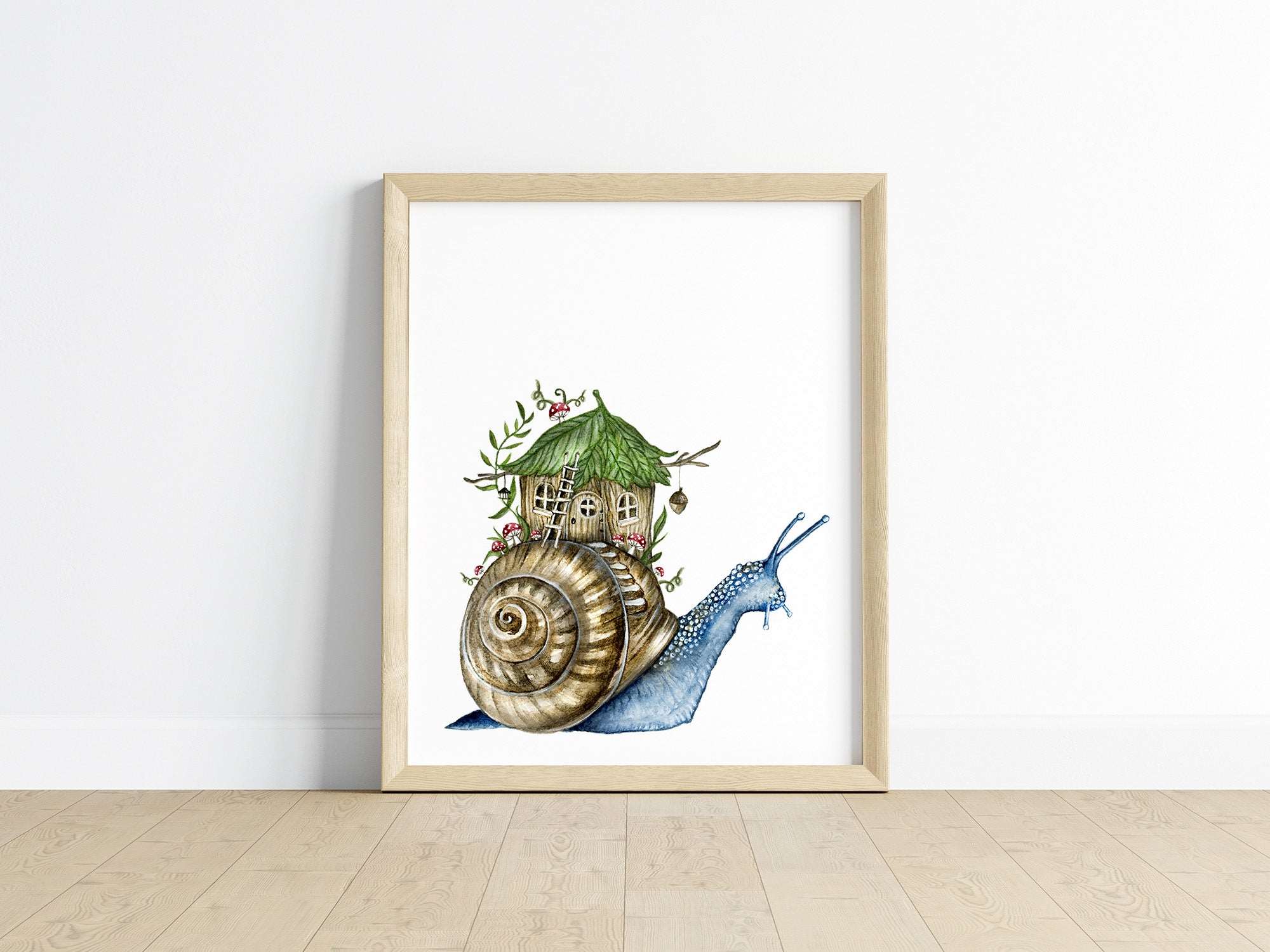 Snail Homestead Art Print (Vertical)