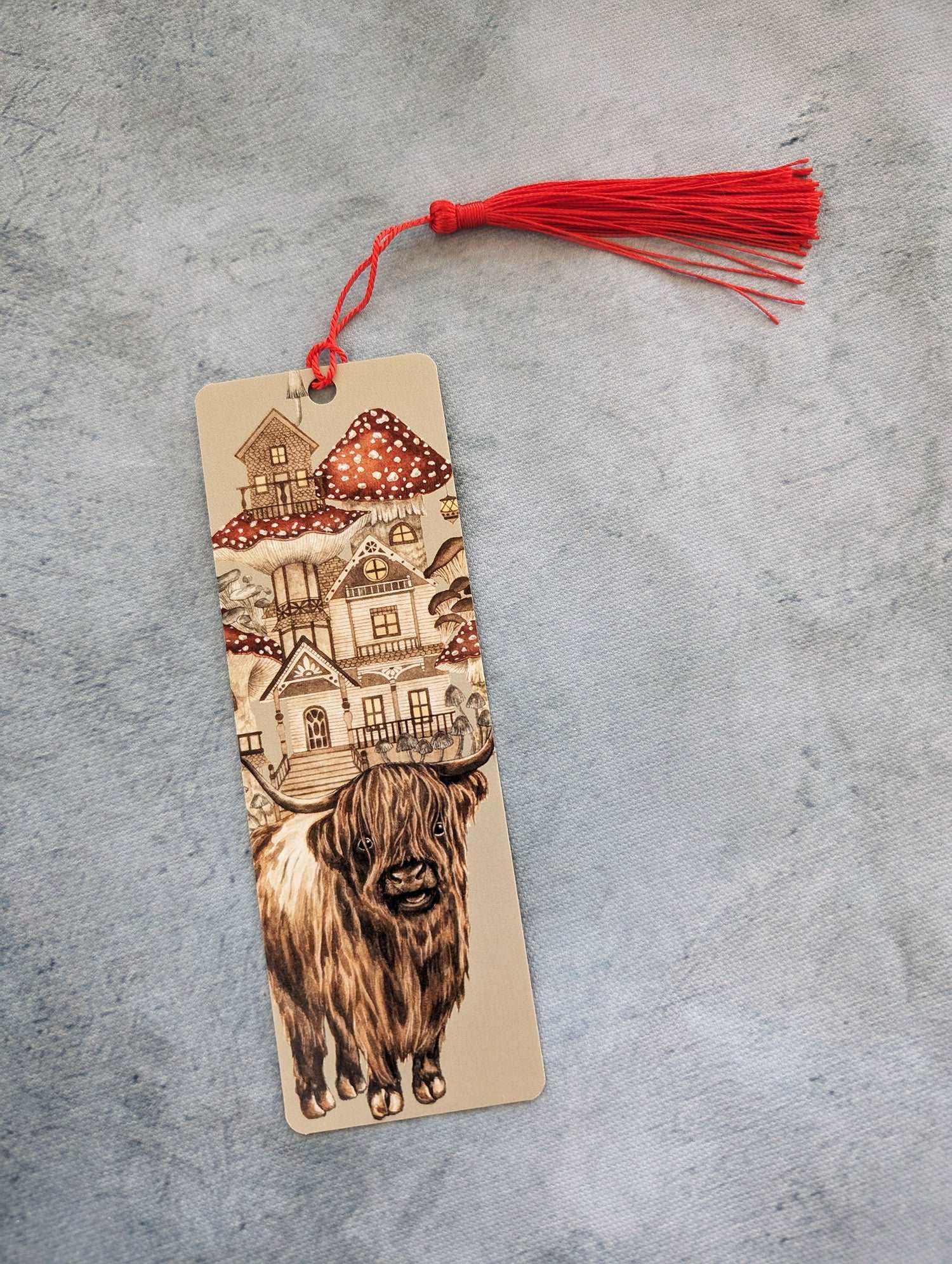 "Guardian of the Mushroom Kingdom" Bookmark with Tassle