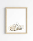 Artic Cuddle (Vertical Art Print)