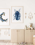 Celestial Beetle Art Print