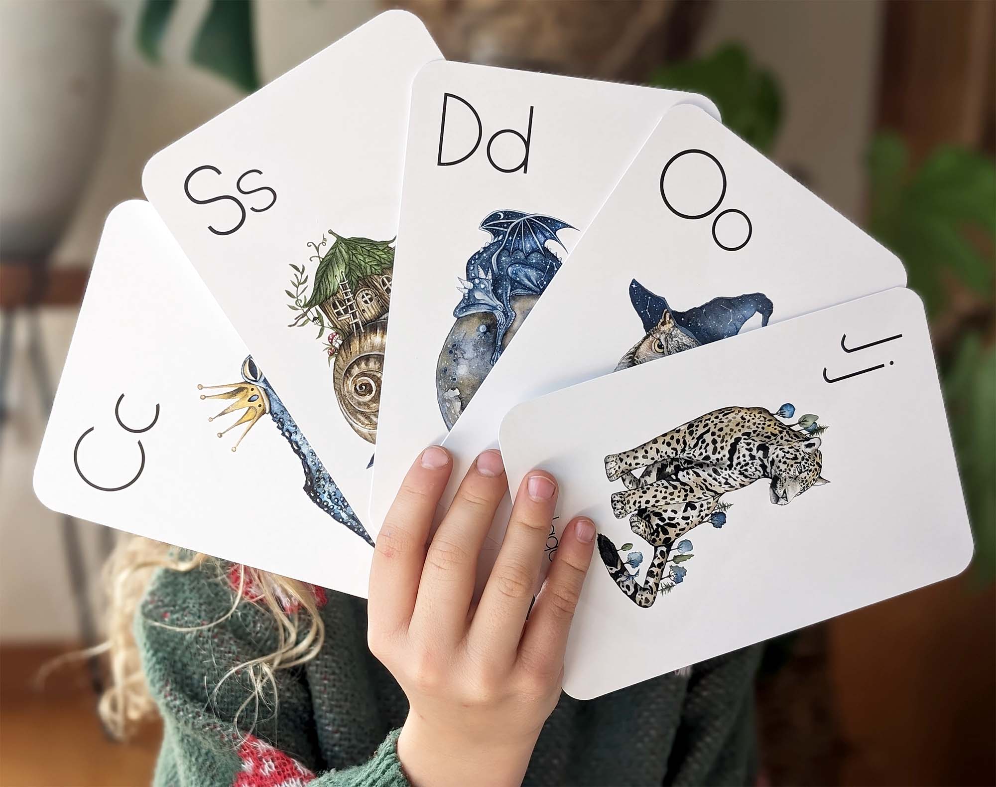 Introduction to Letters with Our ABC Flashcards : A Waldorf-Inspired J ...