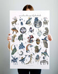 Enchanting Alphabet Art Print