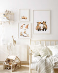 Fox Cub Dreamland (Vertical Art Print)