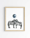 Lunar Stripes Art Print