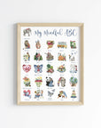 "My Mindful ABC" Art Print