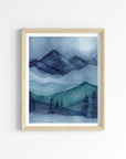 Misty Mountain 2 Art Print