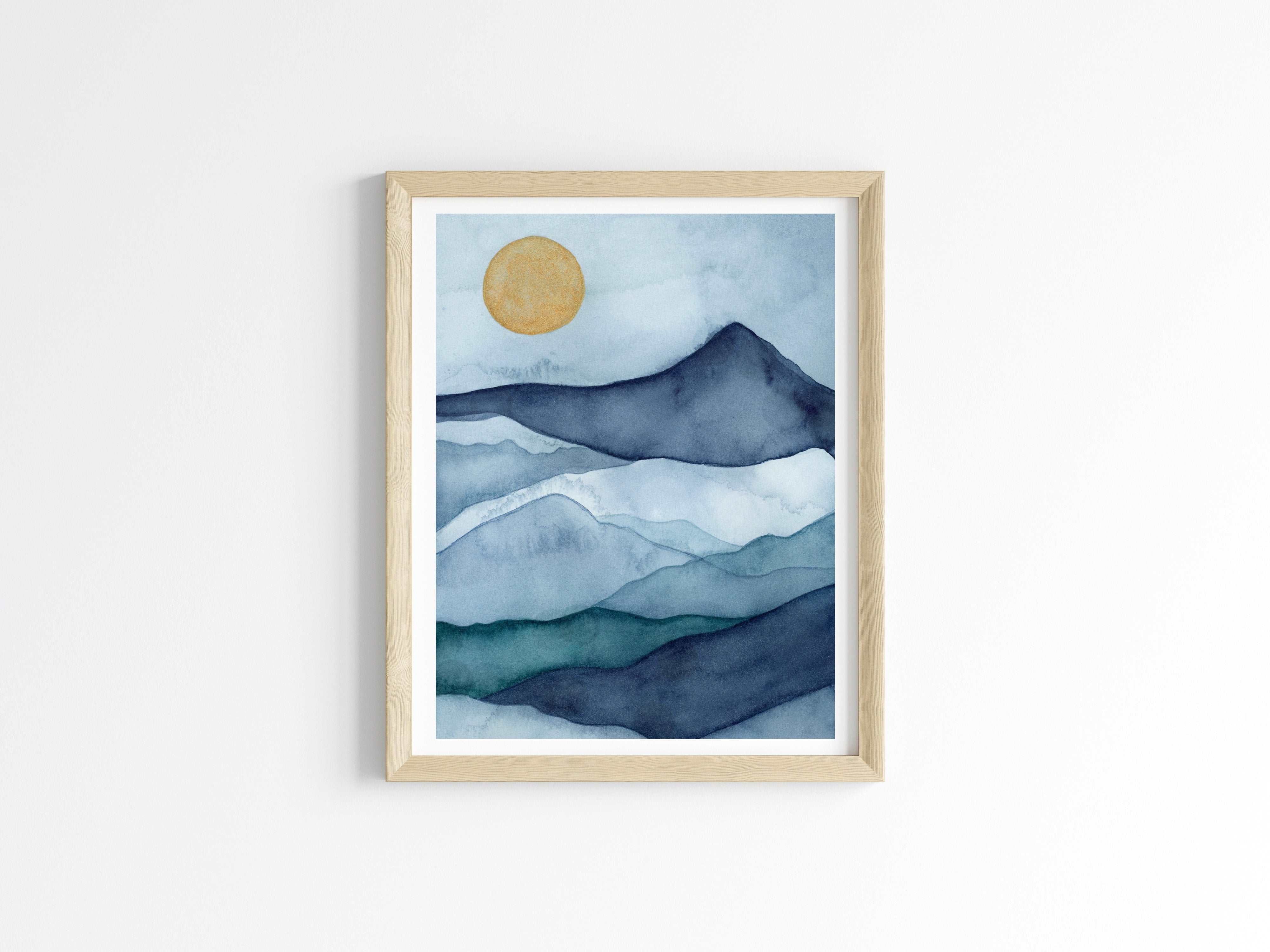 Misty Mountain 1 Art Print