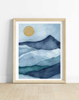 Misty Mountain 1 Art Print