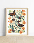 Monarch Ballet Art Print