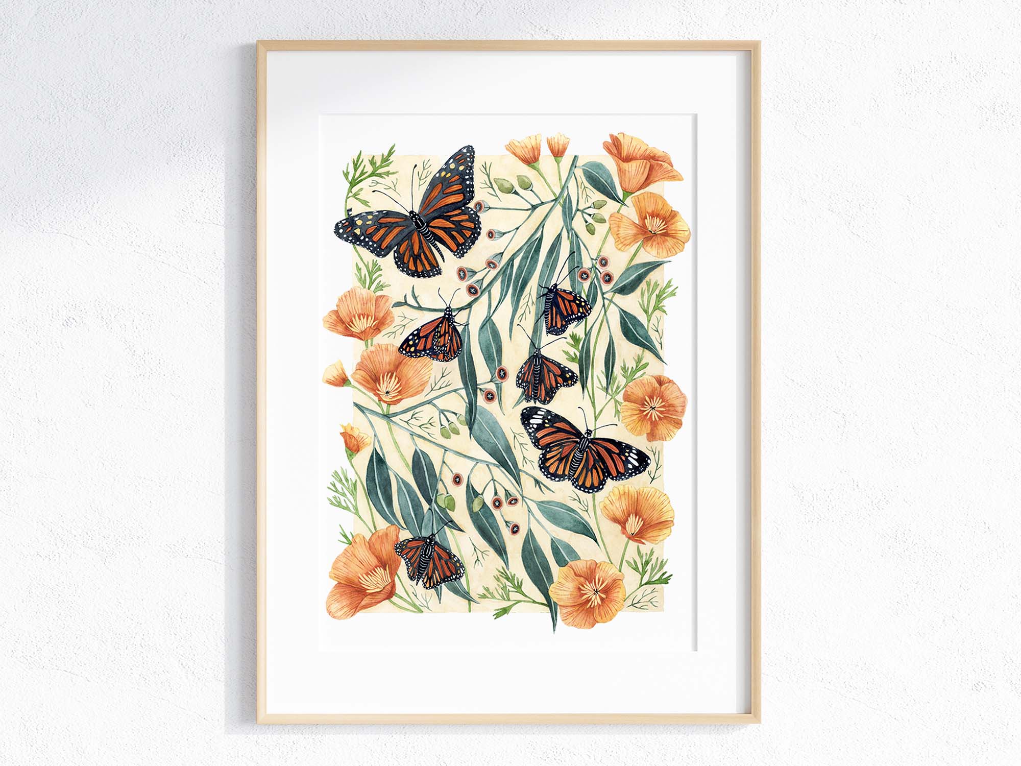 Monarch Ballet Art Print