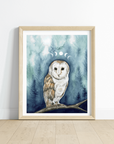 Moonlit Guardian Art Print