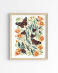 Monarch Ballet Art Print