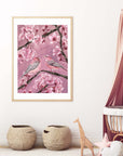 Plum Melody Art Print