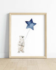 Polar star Art Print