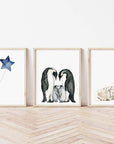 Artic Friends Art Prints (set of 3)