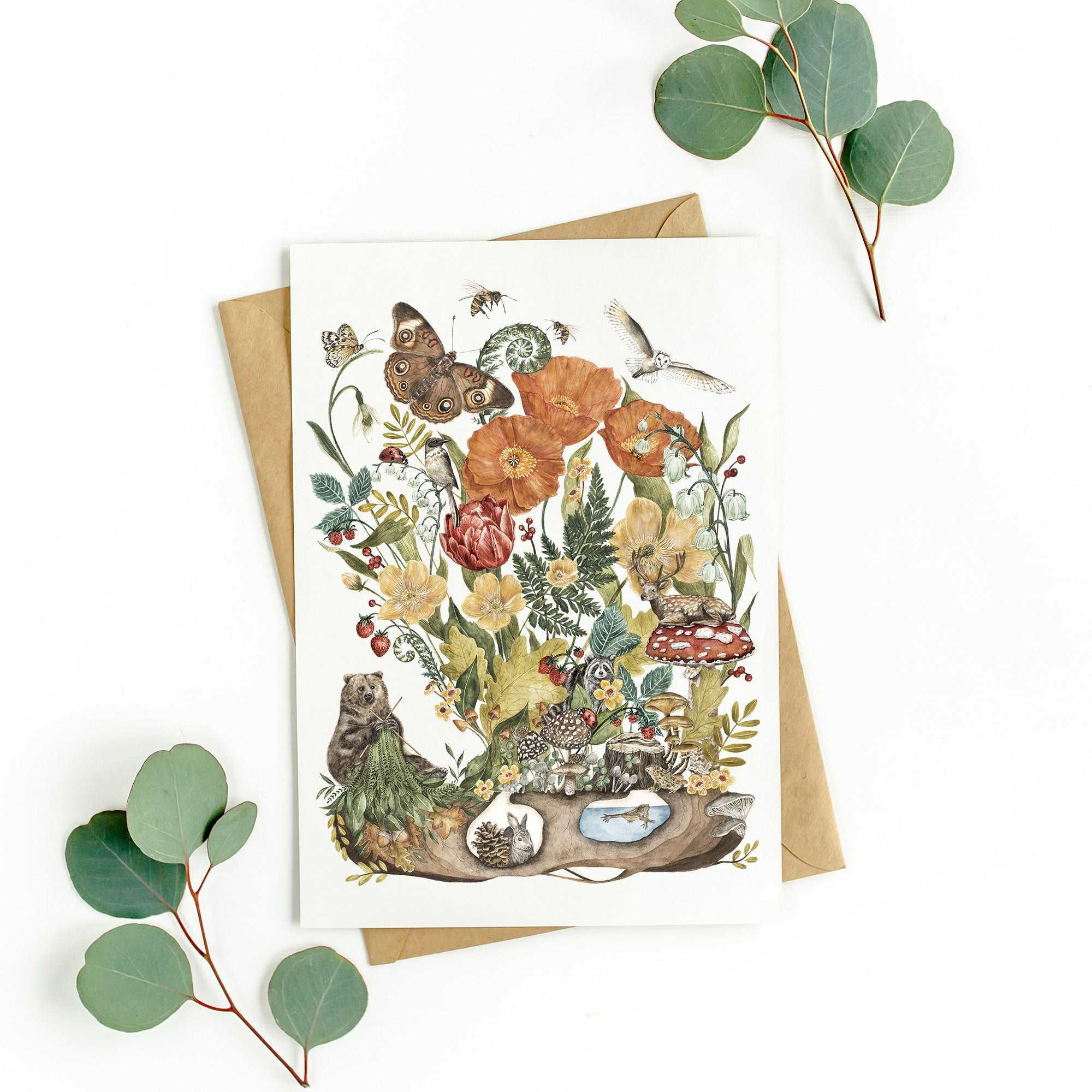 Nature Tapestry Greeting Card