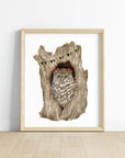 The Owl Sanctuary Art Print