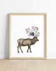 Wapiti's refuge Art Print