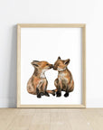 Whiskered Kisses Art Print